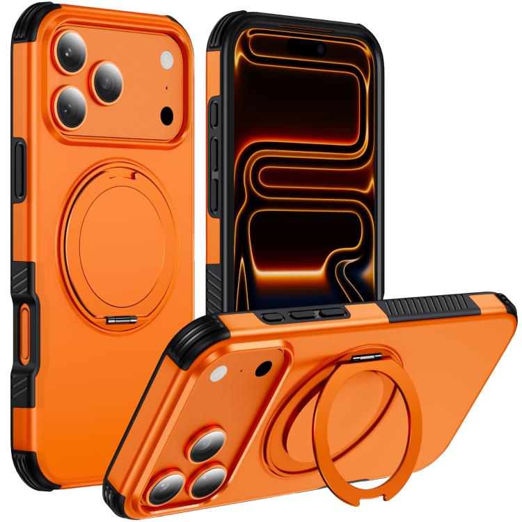 Custodia per telefono con supporto magnetico girevole a 360°, For iPhone 17 Pro Max, For iPhone 17 Pro, For iPhone 17