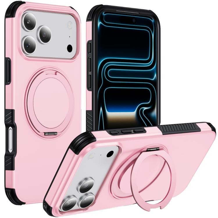 Custodia per telefono con supporto magnetico girevole a 360°, For iPhone 17 Pro Max, For iPhone 17 Pro, For iPhone 17