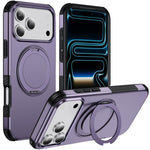 Custodia per telefono con supporto magnetico girevole a 360°, For iPhone 17 Pro Max, For iPhone 17 Pro, For iPhone 17