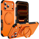 Custodia per telefono con supporto magnetico girevole a 360°, For iPhone 17 Pro Max, For iPhone 17 Pro, For iPhone 17