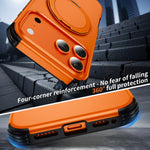 Custodia per telefono con supporto magnetico girevole a 360°, For iPhone 17 Pro Max, For iPhone 17 Pro, For iPhone 17