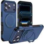 Custodia per telefono con supporto magnetico girevole a 360°, For iPhone 17 Pro Max, For iPhone 17 Pro, For iPhone 17