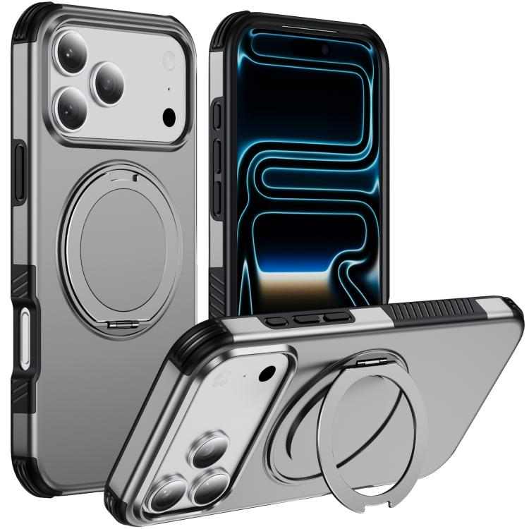 Custodia per telefono con supporto magnetico girevole a 360°, For iPhone 18 Pro, For iPhone 18 Pro Max, For iPhone 17e / 16e