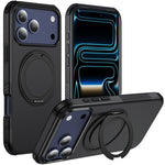 Custodia per telefono con supporto magnetico girevole a 360°, For iPhone 18 Pro, For iPhone 18 Pro Max, For iPhone 17e / 16e
