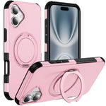 Custodia per telefono con supporto magnetico girevole a 360°, For iPhone 16 Pro Max, For iPhone 16 Pro, For iPhone 16 Plus
