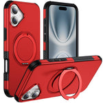 Custodia per telefono con supporto magnetico girevole a 360°, For iPhone 16 Pro Max, For iPhone 16 Pro, For iPhone 16 Plus