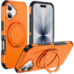 Custodia per telefono con supporto magnetico girevole a 360°, For iPhone 17 Pro Max, For iPhone 17 Pro, For iPhone 17