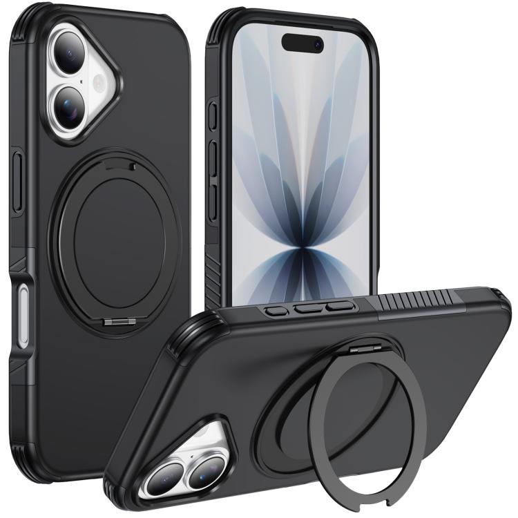 Custodia per telefono con supporto magnetico girevole a 360°, For iPhone 17 Pro Max, For iPhone 17 Pro, For iPhone 17