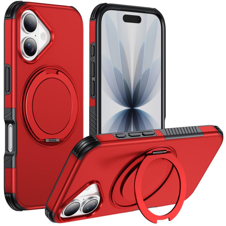 Custodia per telefono con supporto magnetico girevole a 360°, For iPhone 17 Pro Max, For iPhone 17 Pro, For iPhone 17