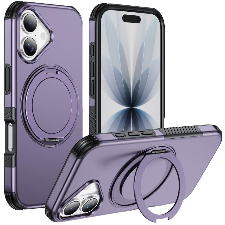Custodia per telefono con supporto magnetico girevole a 360°, For iPhone 17 Pro Max, For iPhone 17 Pro, For iPhone 17