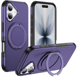 Custodia per telefono con supporto magnetico girevole a 360°, For iPhone 17 Pro Max, For iPhone 17 Pro, For iPhone 17