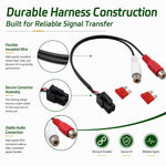 Cavo di connessione per ingresso dati audio per auto compatibile con la serie Punch P300, Data Input Connection Cable