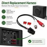 Cavo di connessione per ingresso dati audio per auto compatibile con la serie Punch P300, Data Input Connection Cable