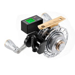 Mulinello da pesca in metallo con avvolgimento automatico della lenza a discesa lenta magnetica, per zattera da pesca., Left Hand, Right Hand, Digital Display-Left Hand, Digital Display-Right Hand