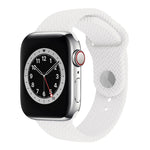 Cinturino in silicone intrecciato per Apple Watch 38-41mm