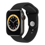Cinturino in silicone intrecciato per Apple Watch 38-41mm