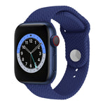 Cinturino in silicone intrecciato per Apple Watch 38-41mm