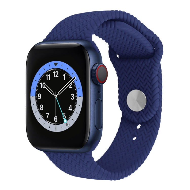 Cinturino in silicone intrecciato per Apple Watch 38-41mm