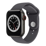 Cinturino in silicone intrecciato per Apple Watch 38-41mm