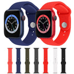 Cinturino in silicone intrecciato per Apple Watch 38-41mm