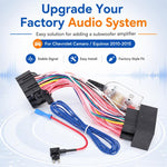 Cablaggio per amplificatore subwoofer aggiuntivo per autoradio di serie per Chevy GMC, Add A Subwoofer Amplifier