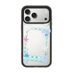 Custodia per telefono in acrilico TPU con motivo a stella e quadrifoglio., For iPhone 17e / 16e, For iPhone 17 Pro Max, For iPhone 17 Pro, For iPhone 17, For iPhone Air, For iPhone 16 Pro Max