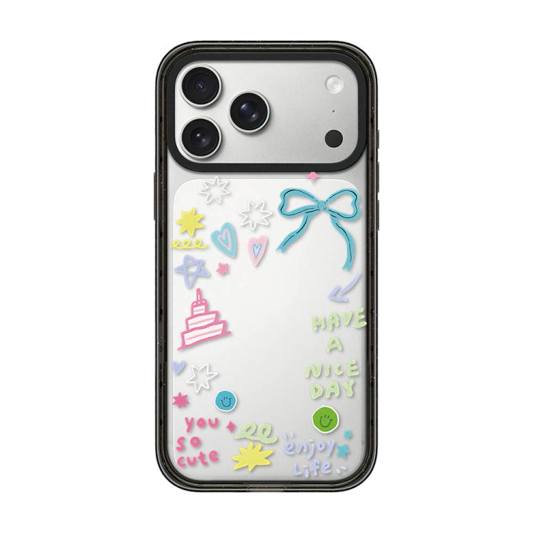 Custodia per telefono in acrilico TPU con motivo a stella e quadrifoglio., For iPhone 17e / 16e, For iPhone 17 Pro Max, For iPhone 17 Pro, For iPhone 17, For iPhone Air, For iPhone 16 Pro Max