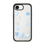 Custodia per telefono in acrilico TPU con motivo a stella e quadrifoglio., For iPhone 17e / 16e, For iPhone 17 Pro Max, For iPhone 17 Pro, For iPhone 17, For iPhone Air, For iPhone 16 Pro Max
