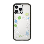 Custodia per telefono in acrilico TPU con motivo a stella e quadrifoglio., For iPhone 16 Pro, For iPhone 16 Plus, For iPhone 16, For iPhone 15 Pro Max, For iPhone 15 Pro, For iPhone 15 Plus