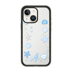 Custodia per telefono in acrilico TPU con motivo a stella e quadrifoglio., For iPhone 15, For iPhone 14 Plus, For iPhone 14, For iPhone 14 Pro, For iPhone 14 Pro Max, For iPhone 13 Pro Max