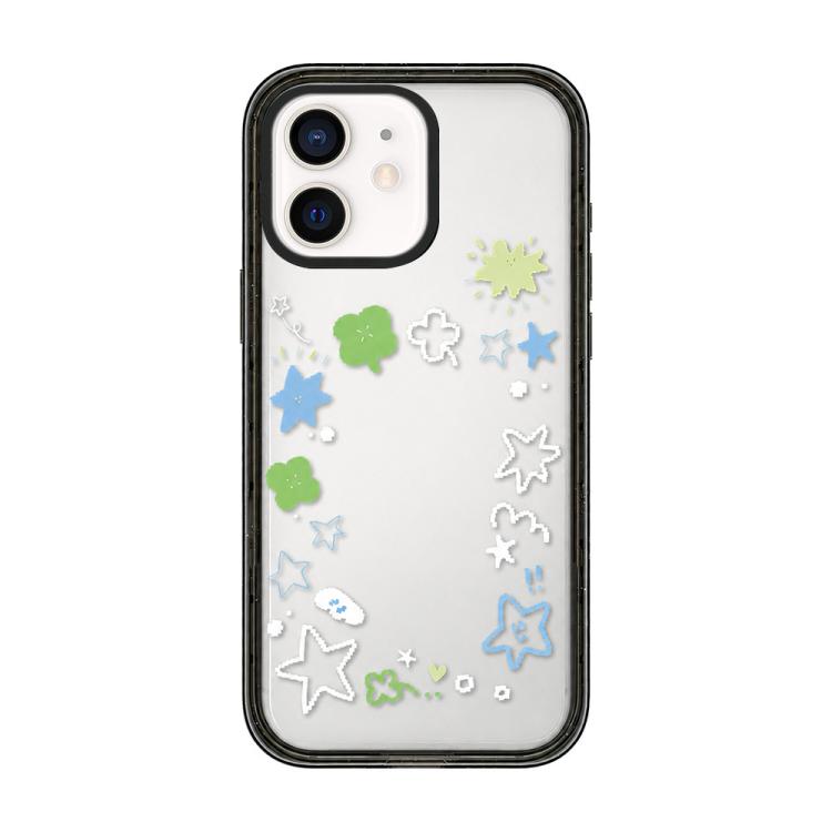 Custodia per telefono in acrilico TPU con motivo a stella e quadrifoglio., For iPhone 13 Pro, For iPhone 13, For iPhone 12, For iPhone 12 Pro Max, For iPhone 12 Pro, For iPhone 11