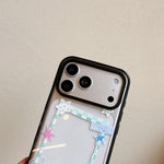 Custodia per telefono in acrilico TPU con motivo a stella e quadrifoglio., For iPhone 15, For iPhone 14 Plus, For iPhone 14, For iPhone 14 Pro, For iPhone 14 Pro Max, For iPhone 13 Pro Max
