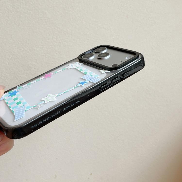 Custodia per telefono in acrilico TPU con motivo a stella e quadrifoglio., For iPhone 17e / 16e, For iPhone 17 Pro Max, For iPhone 17 Pro, For iPhone 17, For iPhone Air, For iPhone 16 Pro Max