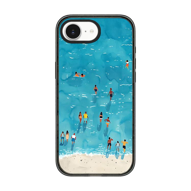 Custodia per telefono in TPU acrilico con motivo spiaggia estiva., For iPhone 17e / 16e, For iPhone 17 Pro Max, For iPhone 17 Pro, For iPhone 17, For iPhone Air, For iPhone 16 Pro Max