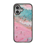 Custodia per telefono in TPU acrilico con motivo spiaggia estiva., For iPhone 16 Pro, For iPhone 16 Plus, For iPhone 16, For iPhone 15 Pro Max, For iPhone 15 Pro, For iPhone 15 Plus