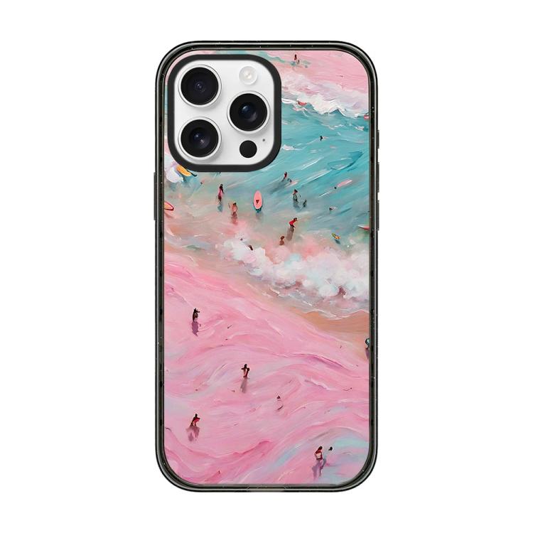 Custodia per telefono in TPU acrilico con motivo spiaggia estiva., For iPhone 16 Pro, For iPhone 16 Plus, For iPhone 16, For iPhone 15 Pro Max, For iPhone 15 Pro, For iPhone 15 Plus