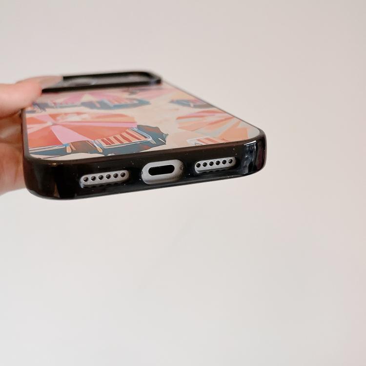 Custodia per telefono in TPU acrilico con motivo spiaggia estiva., For iPhone 17e / 16e, For iPhone 17 Pro Max, For iPhone 17 Pro, For iPhone 17, For iPhone Air, For iPhone 16 Pro Max