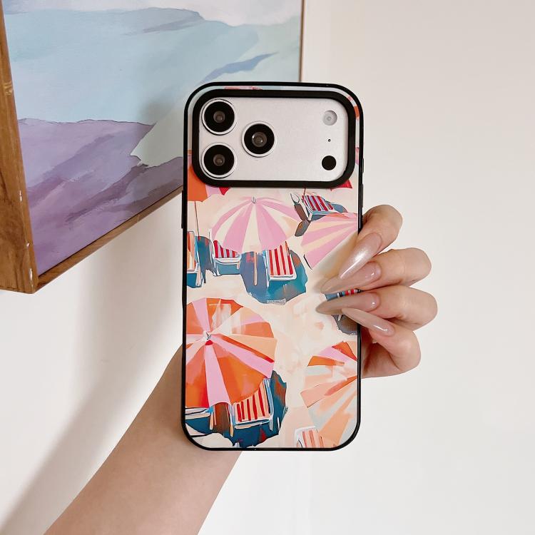 Custodia per telefono in TPU acrilico con motivo spiaggia estiva., For iPhone 15, For iPhone 14 Plus, For iPhone 14, For iPhone 14 Pro, For iPhone 14 Pro Max, For iPhone 13 Pro Max