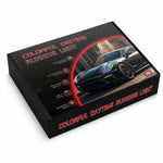Indicatori di direzione a LED colorati per auto, luci diurne, 30cm, 45cm, 60cm, 75cm