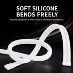 Indicatori di direzione a LED colorati per auto, luci diurne, 30cm, 45cm, 60cm, 75cm