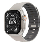 Cinturino per orologio in silicone magnetico con chiusura a moschettone e texture a raggiera., For Apple Watch 46mm / 49mm / 45mm / 44mm, For Apple Watch 42mm / 41mm / 40mm / 38mm