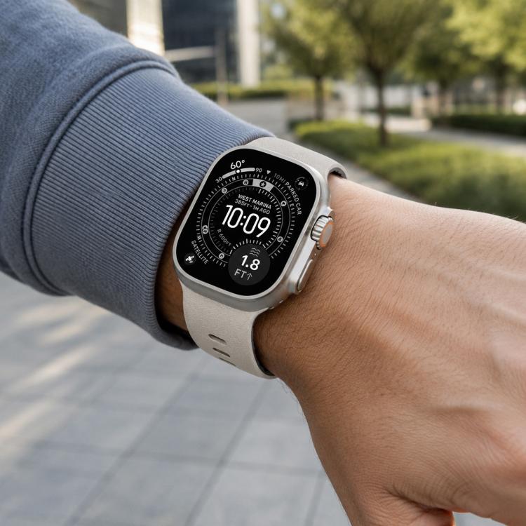 Cinturino per orologio in silicone magnetico con chiusura a moschettone e texture a raggiera., For Apple Watch 46mm / 49mm / 45mm / 44mm, For Apple Watch 42mm / 41mm / 40mm / 38mm