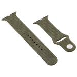 Cinturino in silicone intrecciato per Apple Watch