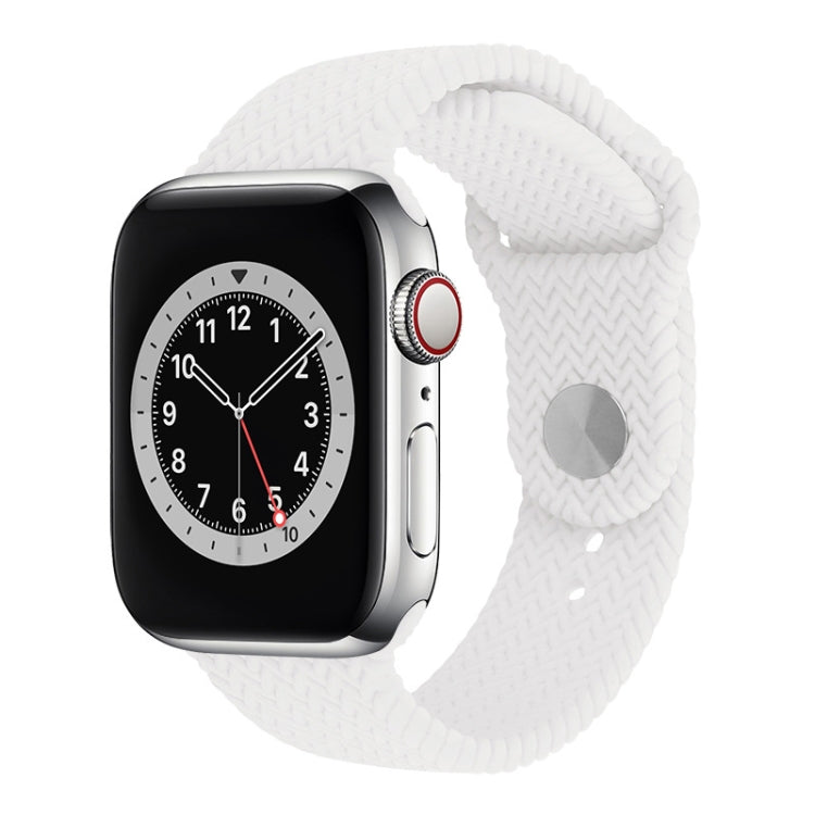 Cinturino in silicone intrecciato per Apple Watch