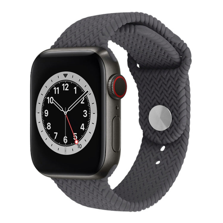 Cinturino in silicone intrecciato per Apple Watch