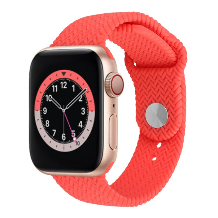 Cinturino in silicone intrecciato per Apple Watch