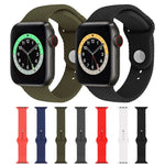 Cinturino in silicone intrecciato per Apple Watch