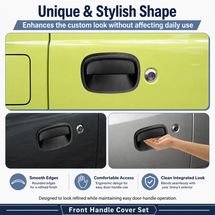 Copertura per maniglia della portiera auto per JIMNY JB64 / JB74 (2 pezzi), Front Inside Door