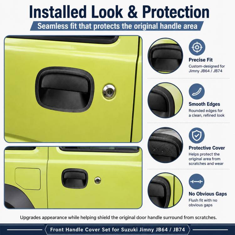 Copertura per maniglia della portiera auto per JIMNY JB64 / JB74 (2 pezzi), Front Inside Door