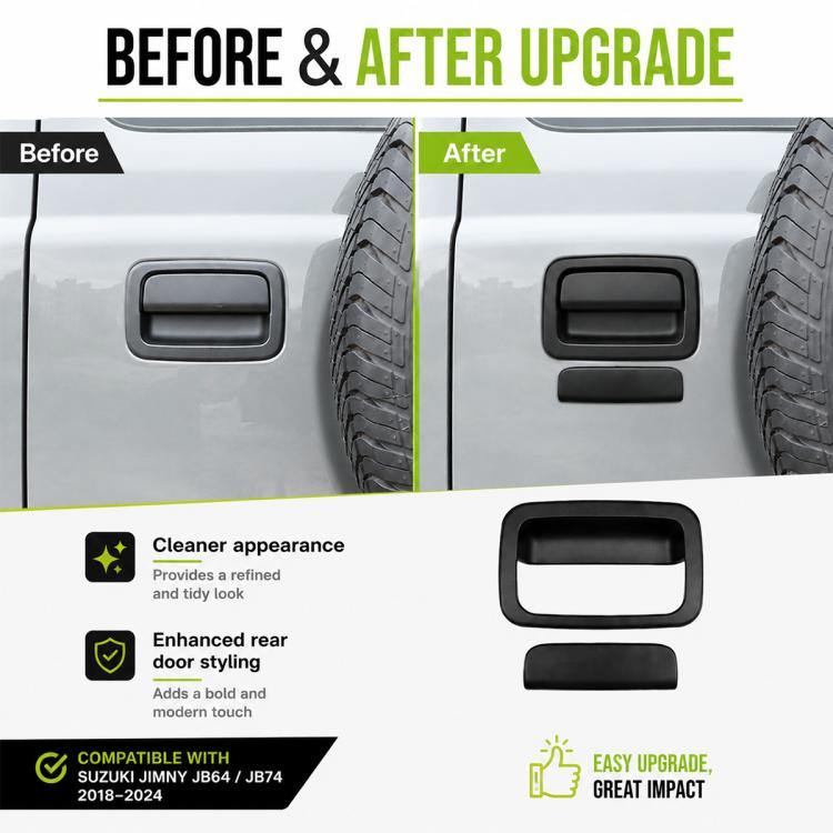 Copertura per maniglia della portiera auto per JIMNY JB64 / JB74, Rear Door